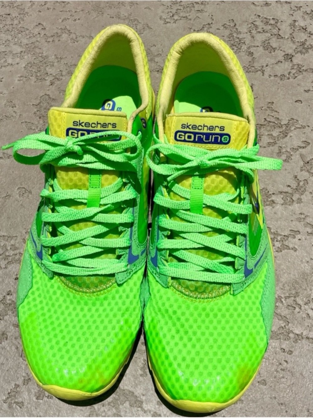 🏃‍➡️NWOB UNISEX RARE RELEASE 2013 SKETCHERS GO RUN SPEED MEN'S SZ10 WO 11.5